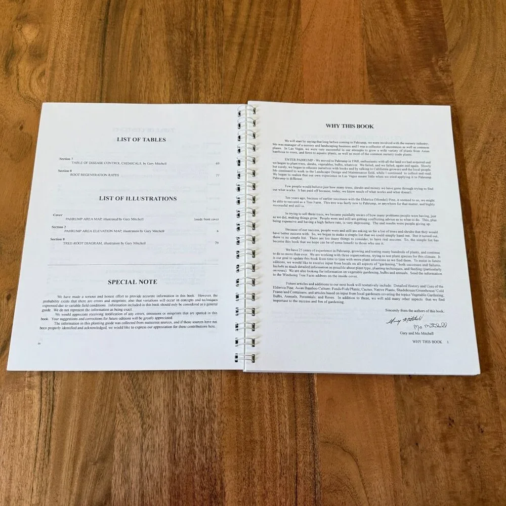 Tree Shrub Selection Guide Pahrump NV Gary Mo Mitchell 1995 2nd Ed Rare - Picture 6 of 6